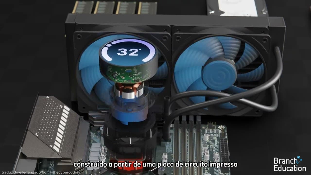 Como funciona o hardware do computador? 💻🛠🔬[Desmontagem animada em 3D] PT-BR