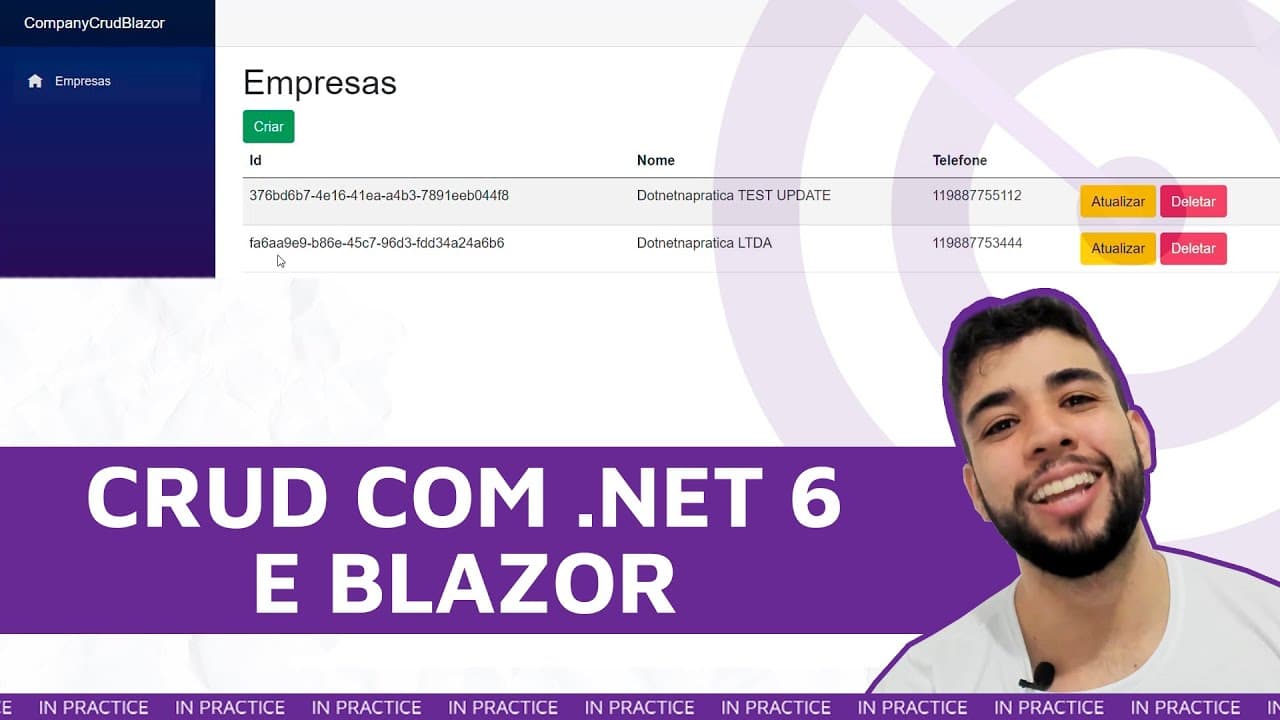 CRUD com BLAZOR e .NET 6